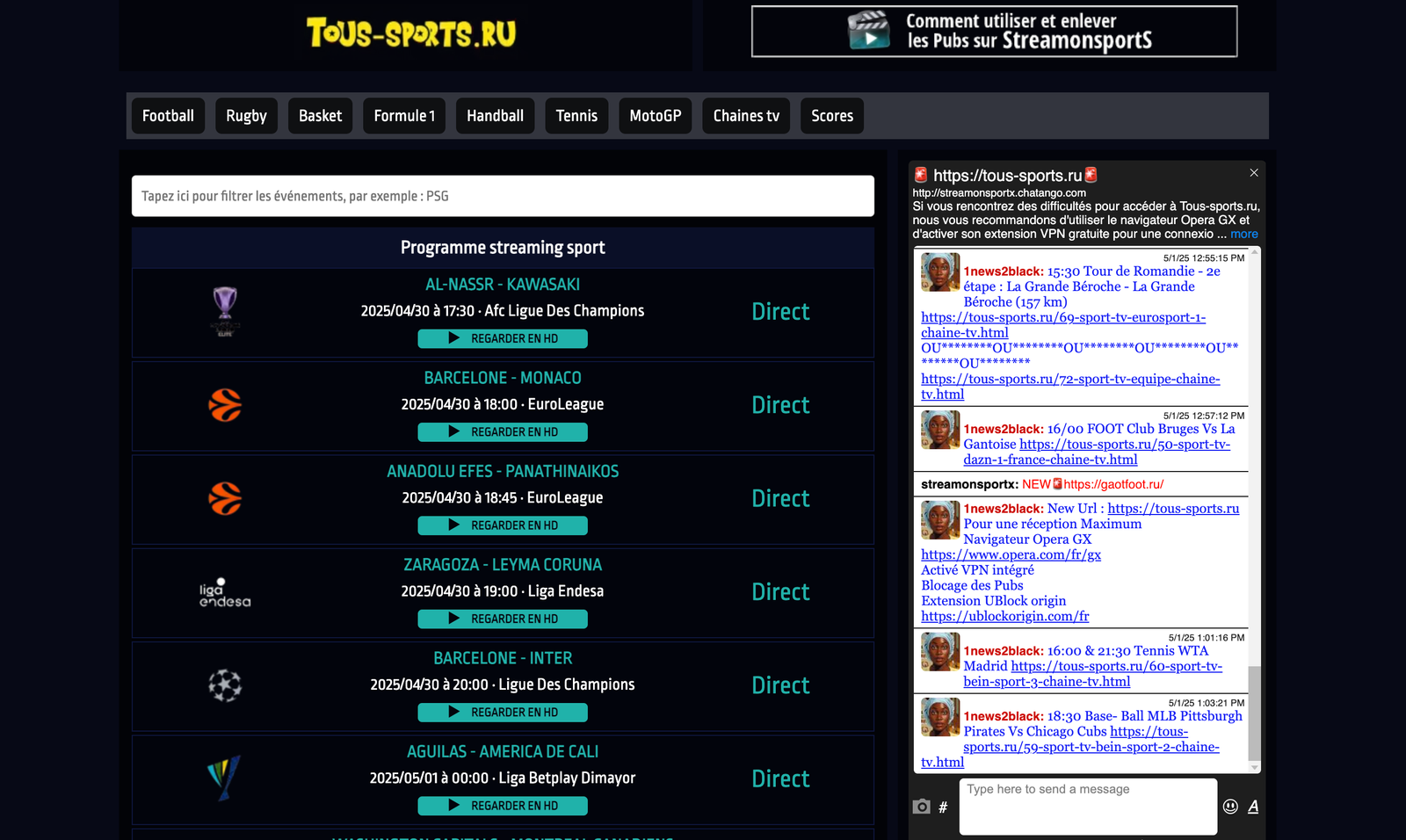 streamonsport